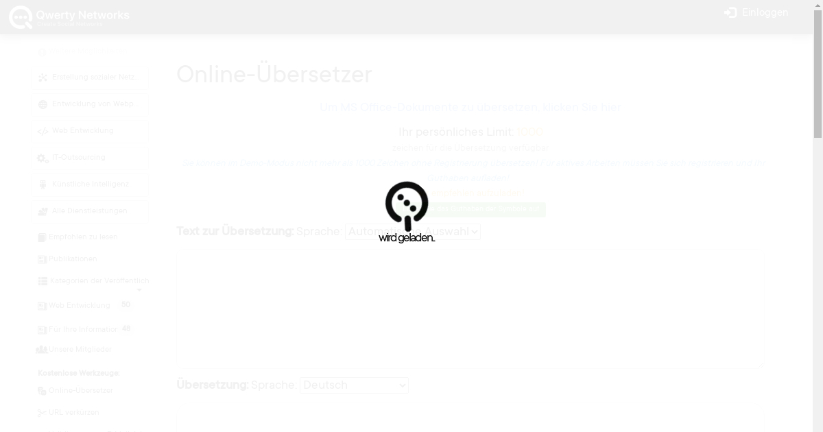 Online-Übersetzer